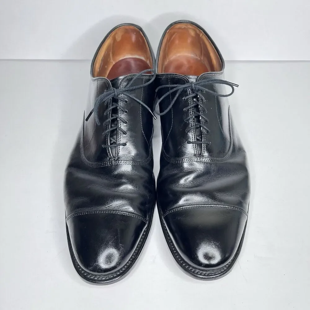 Allen Edmonds Park Avenue Cap-toe Oxford Black Dress Shoe Size 14 R